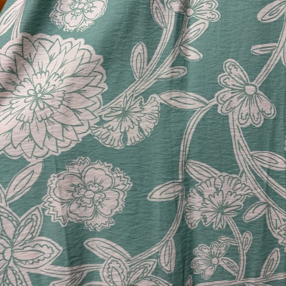 LOFT Mint Green Floral Long Sleeve Dress Size Small NWT - Picture 11 of 14